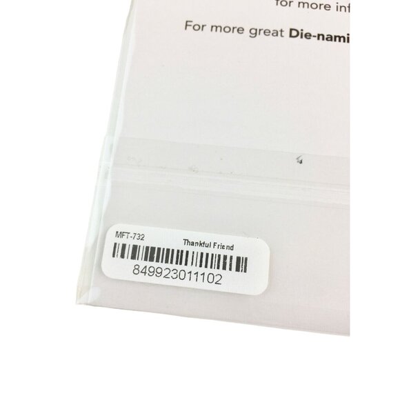 Crafting Die My Favorite Things Die Namics MFT 732 Thankful Friend Retired u - Picture 5 of 5